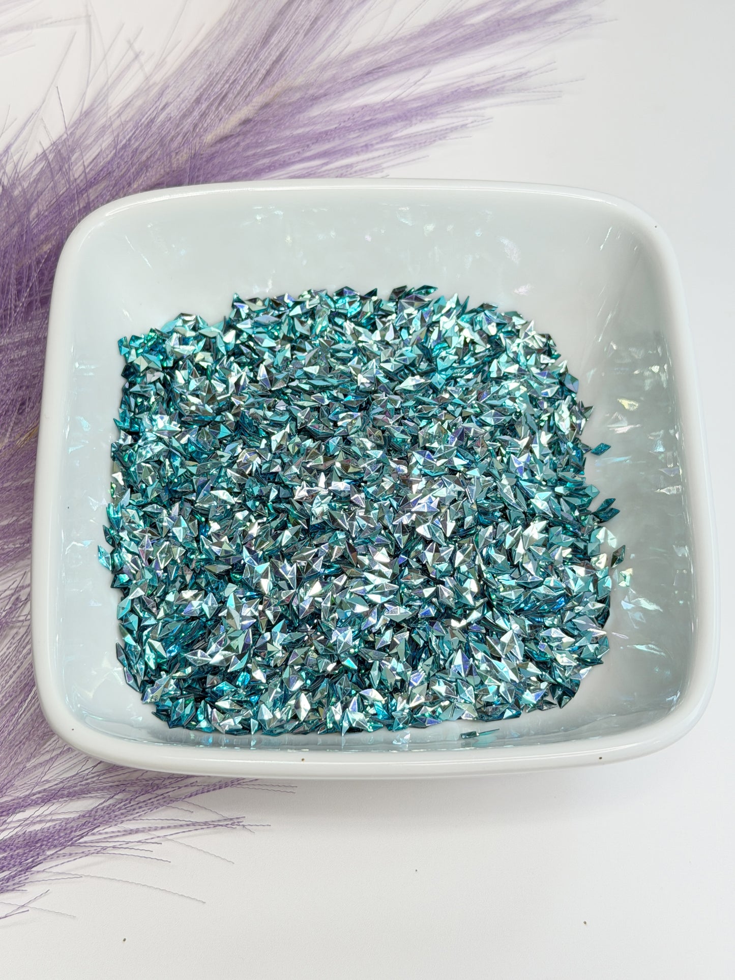 D104 Teal Marquis Diamond Glitter