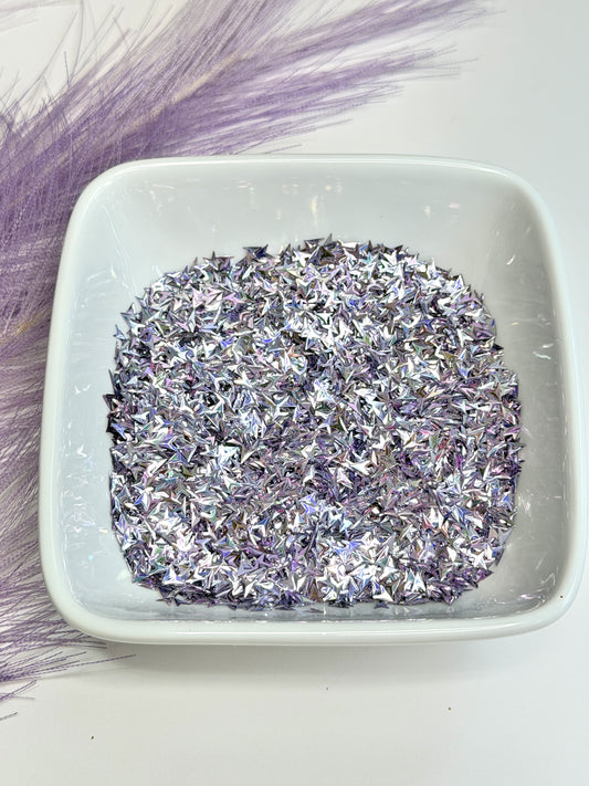 D110 Purple Chevron Glitter