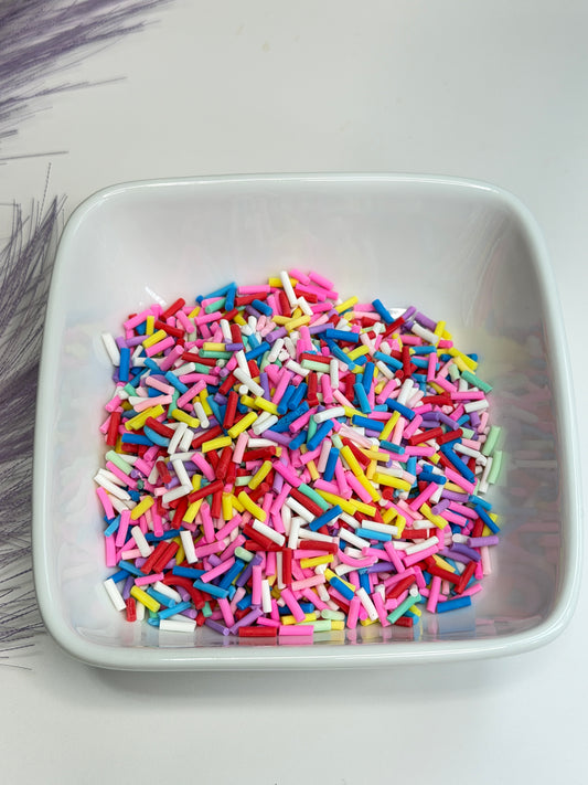 C108 Rainbow Sprinkle Clay