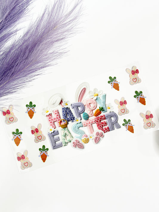 Happy Easter Stitch Like Wrap-1290