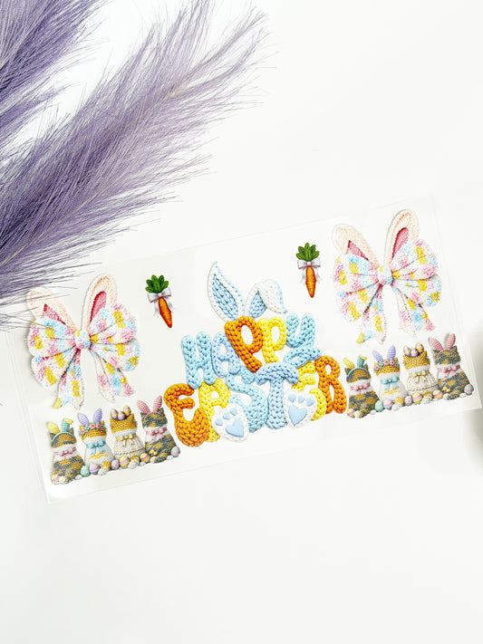 Happy Easter Yarn Like Wrap-1296