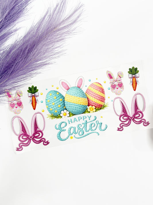 Happy Easter Yarn Eggs Wrap-1297