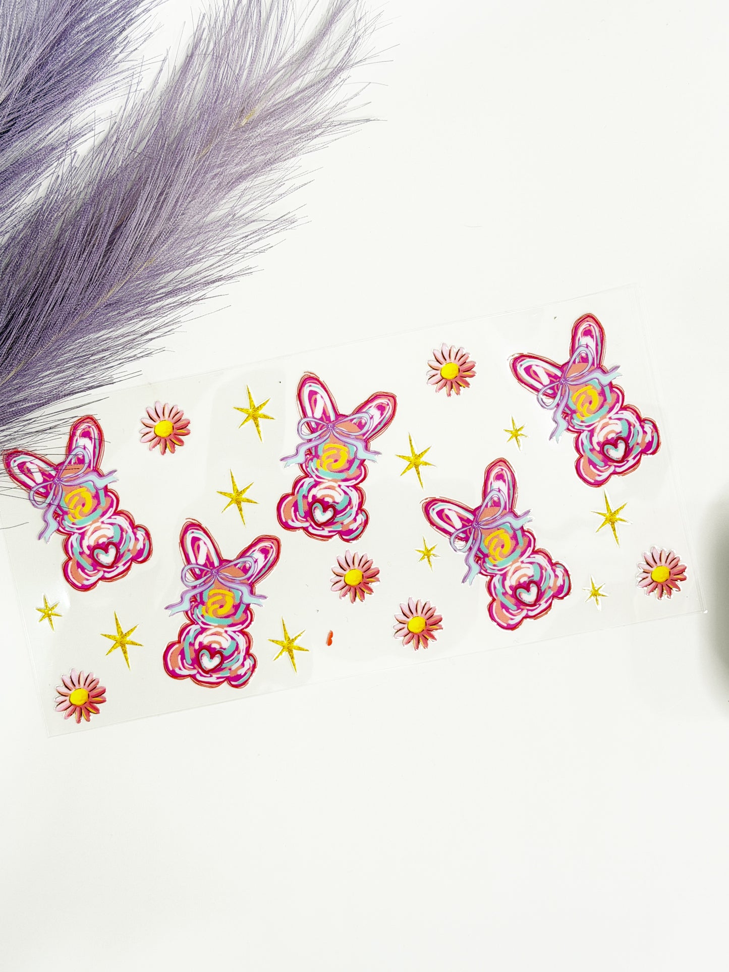 Water Paint Bunny Wrap (2 Colors)-1303