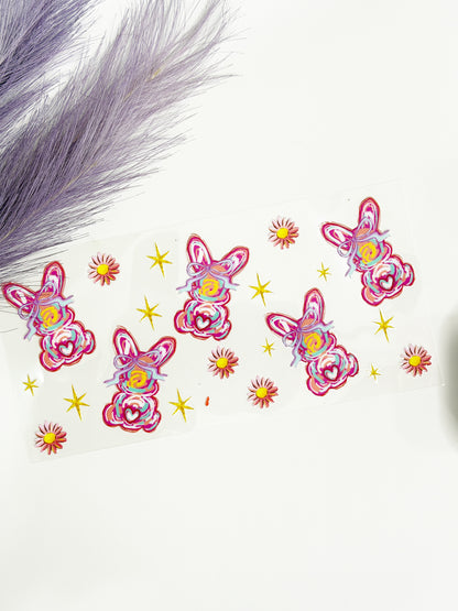 Water Paint Bunny Wrap (2 Colors)-1303