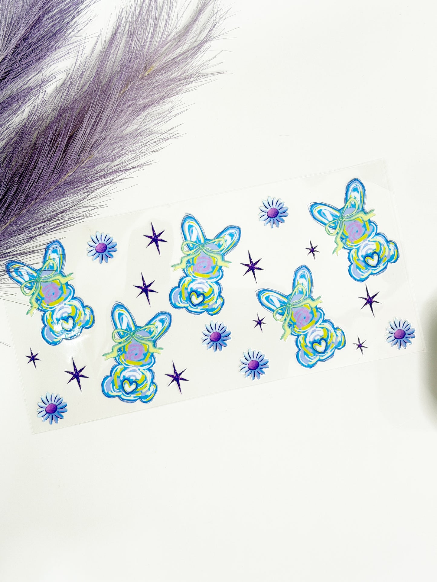 Water Paint Bunny Wrap (2 Colors)-1303