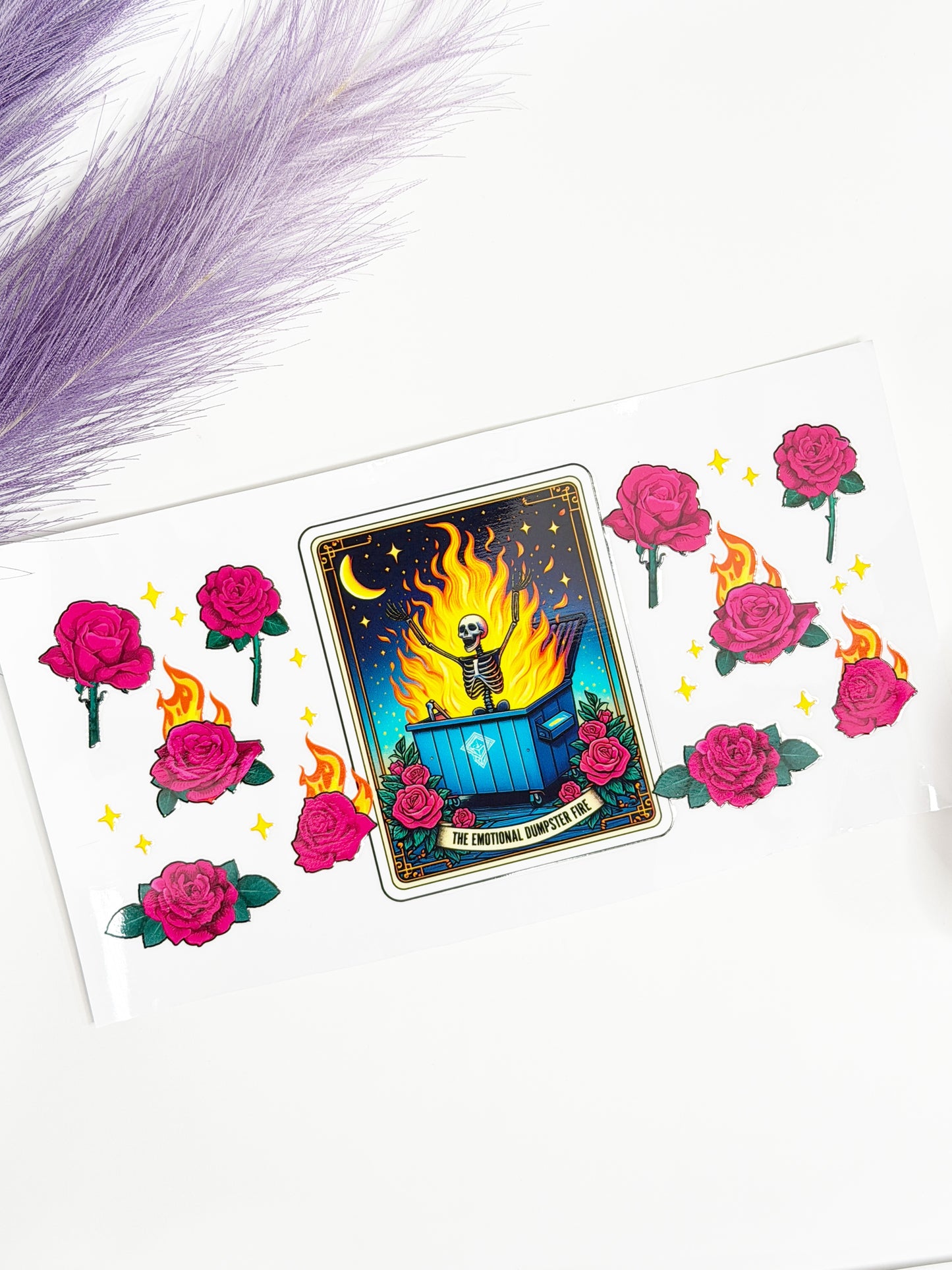 The Emotional Dumpster Fire Tarot Wrap-1331