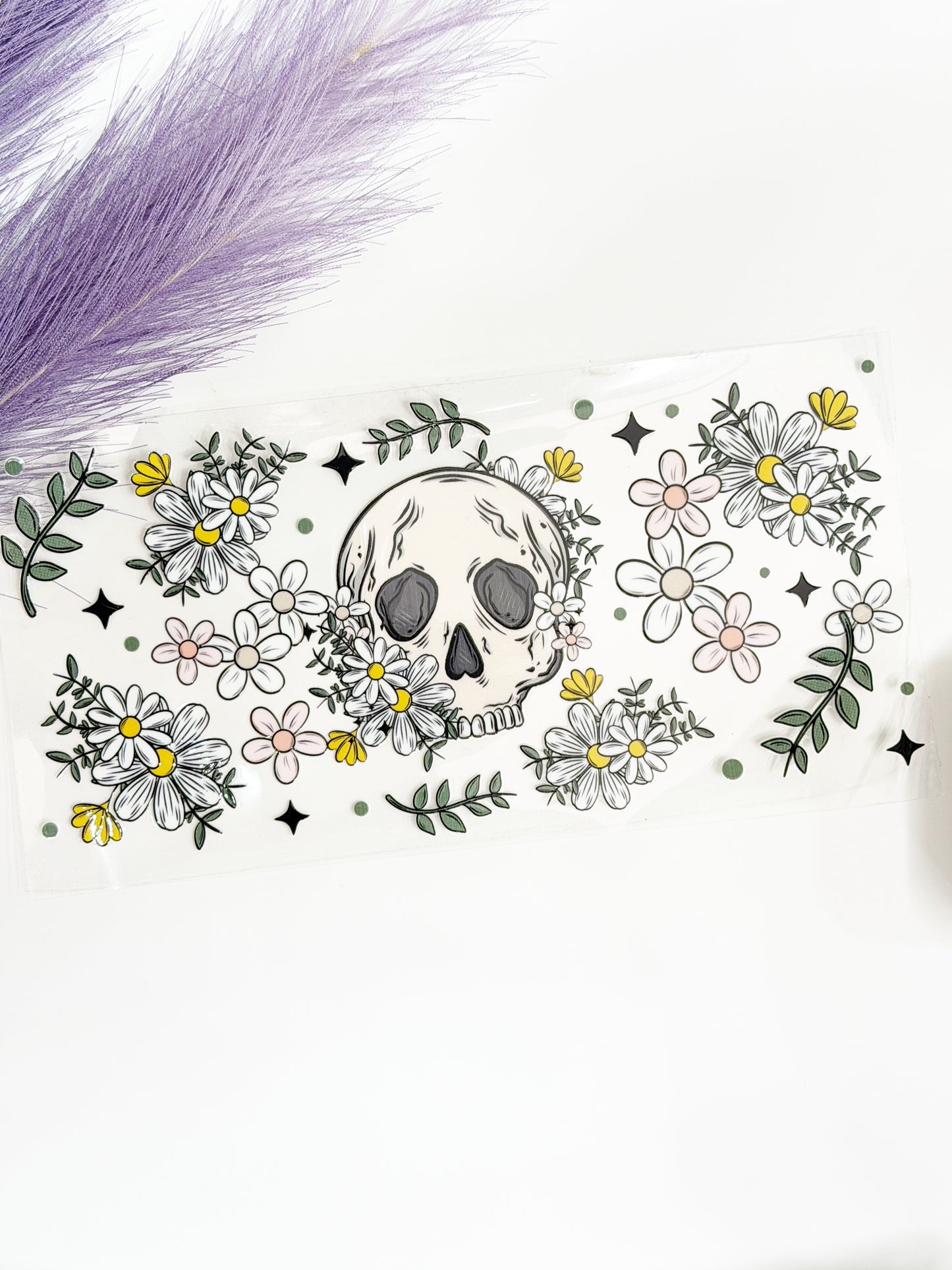 Floral Skulls Wrap-1363