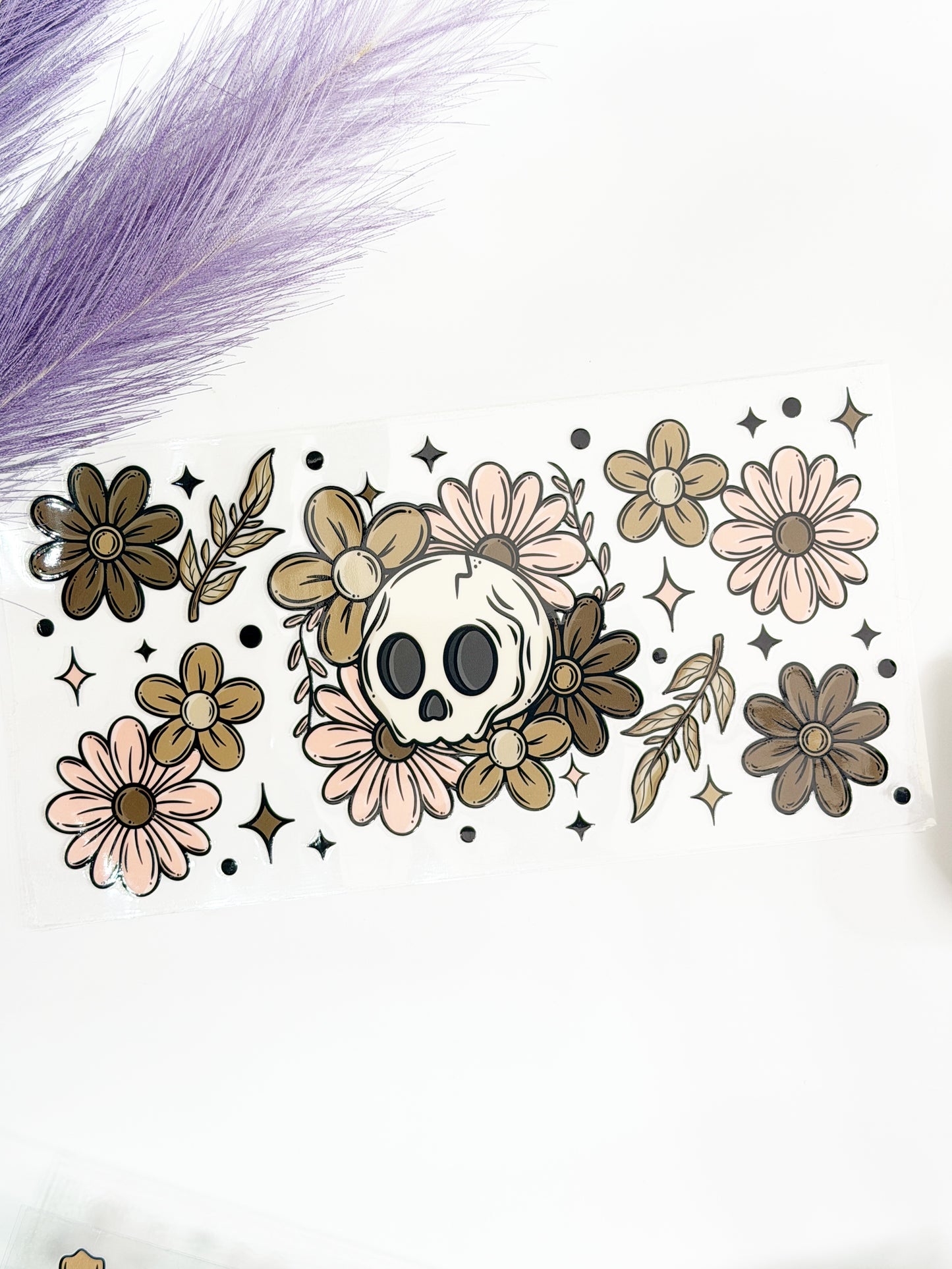 Floral Skulls Wrap-1363