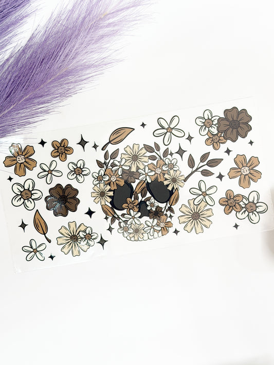 Floral Skulls Wrap-1363