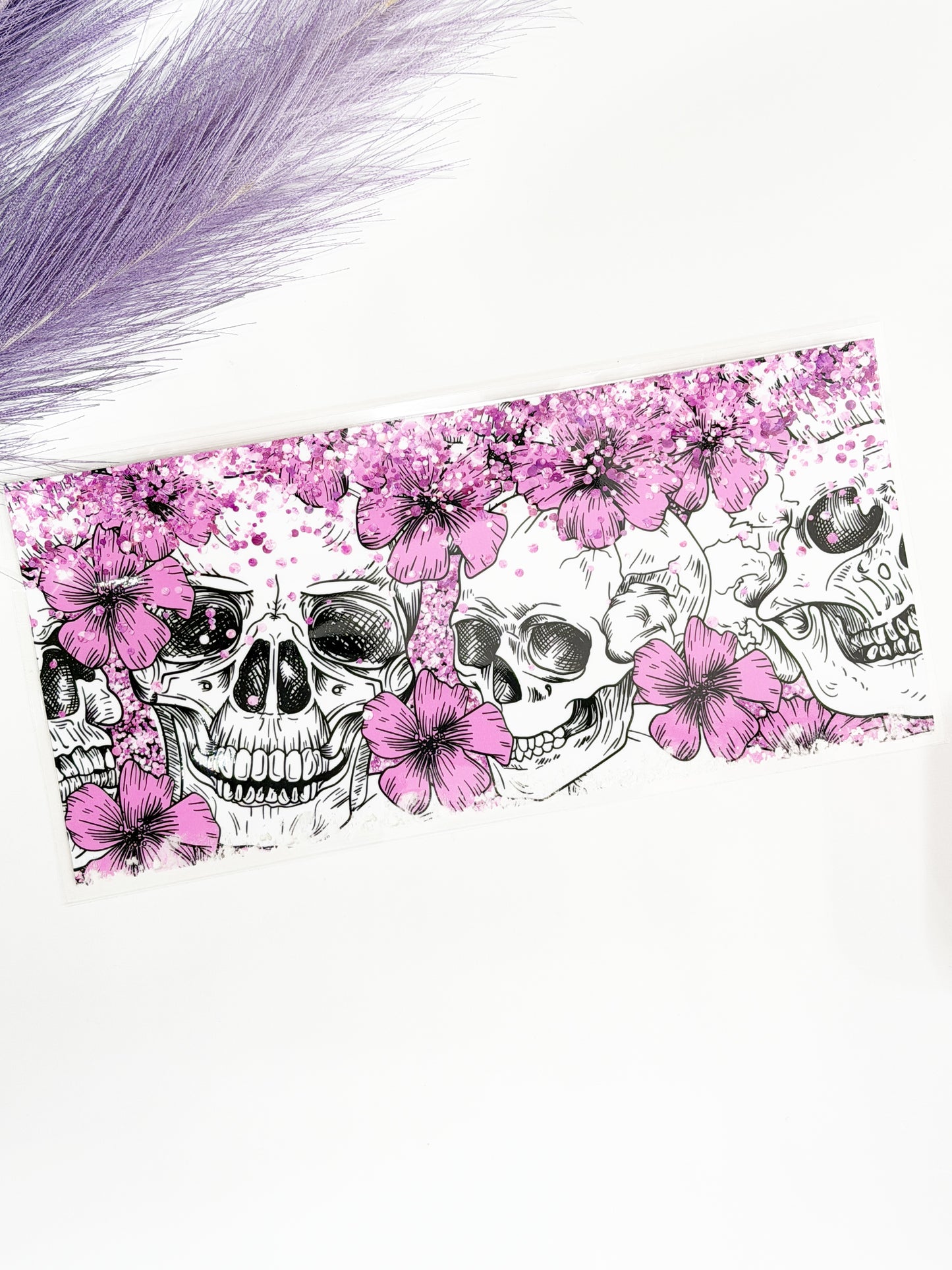 Skulls and Flowers Panel Wrap-1376