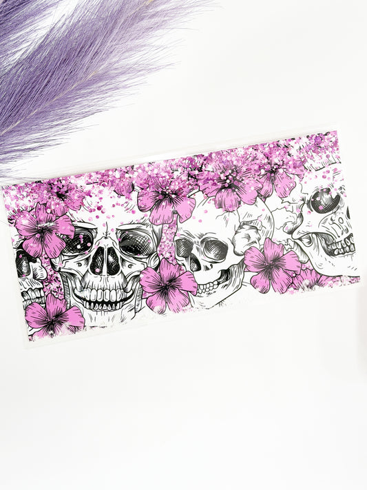 Skulls and Flowers Panel Wrap-1376