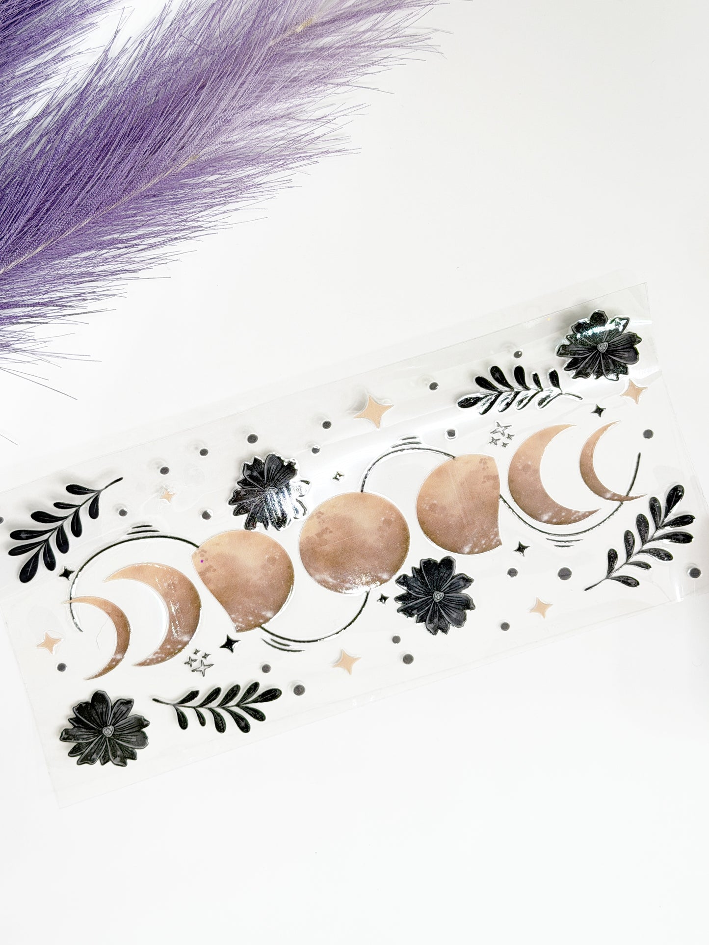 Moon Phases and Flowers Wrap-1401