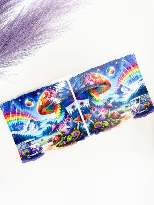 Tie Dye Mushroom Panel Wrap-1410