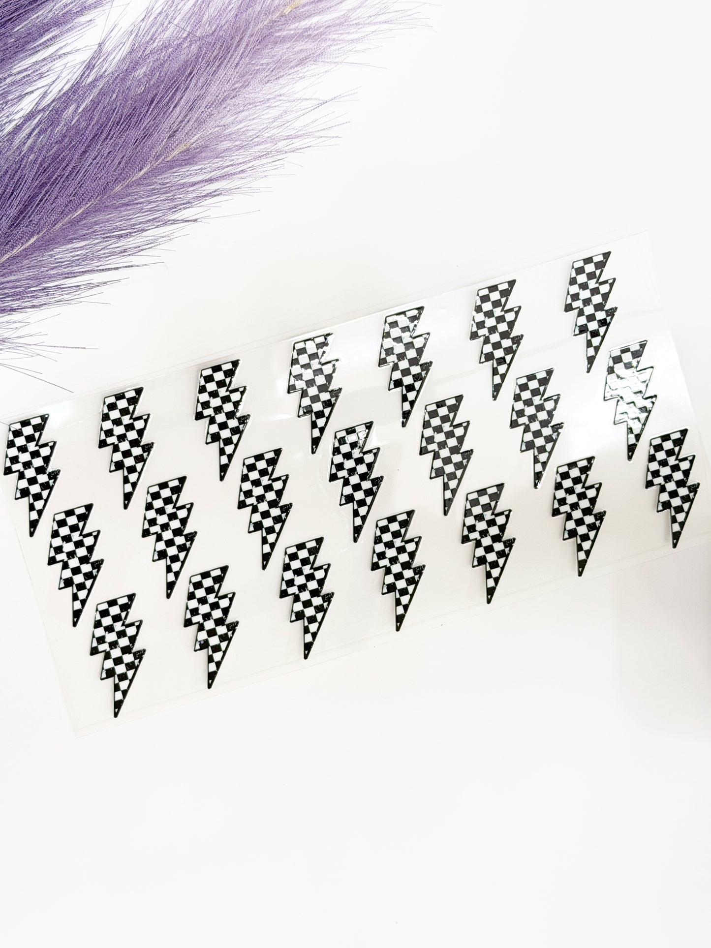 Checkered Lightning Bolts Wrap-1417