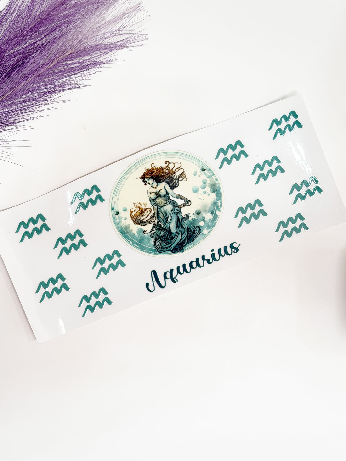Aquarius Zodiac Wrap-1427