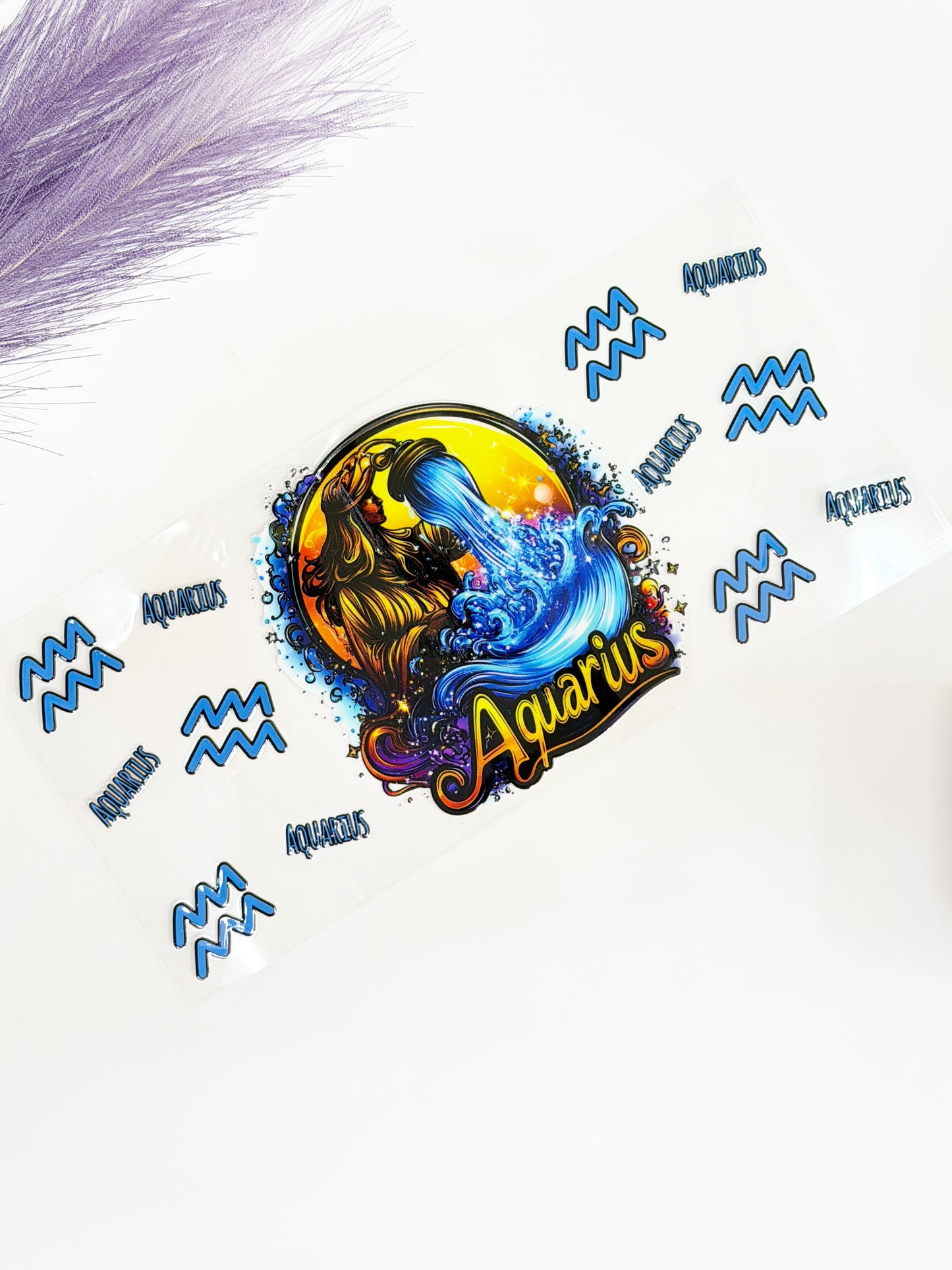 Aquarius Zodiac Wrap-1427