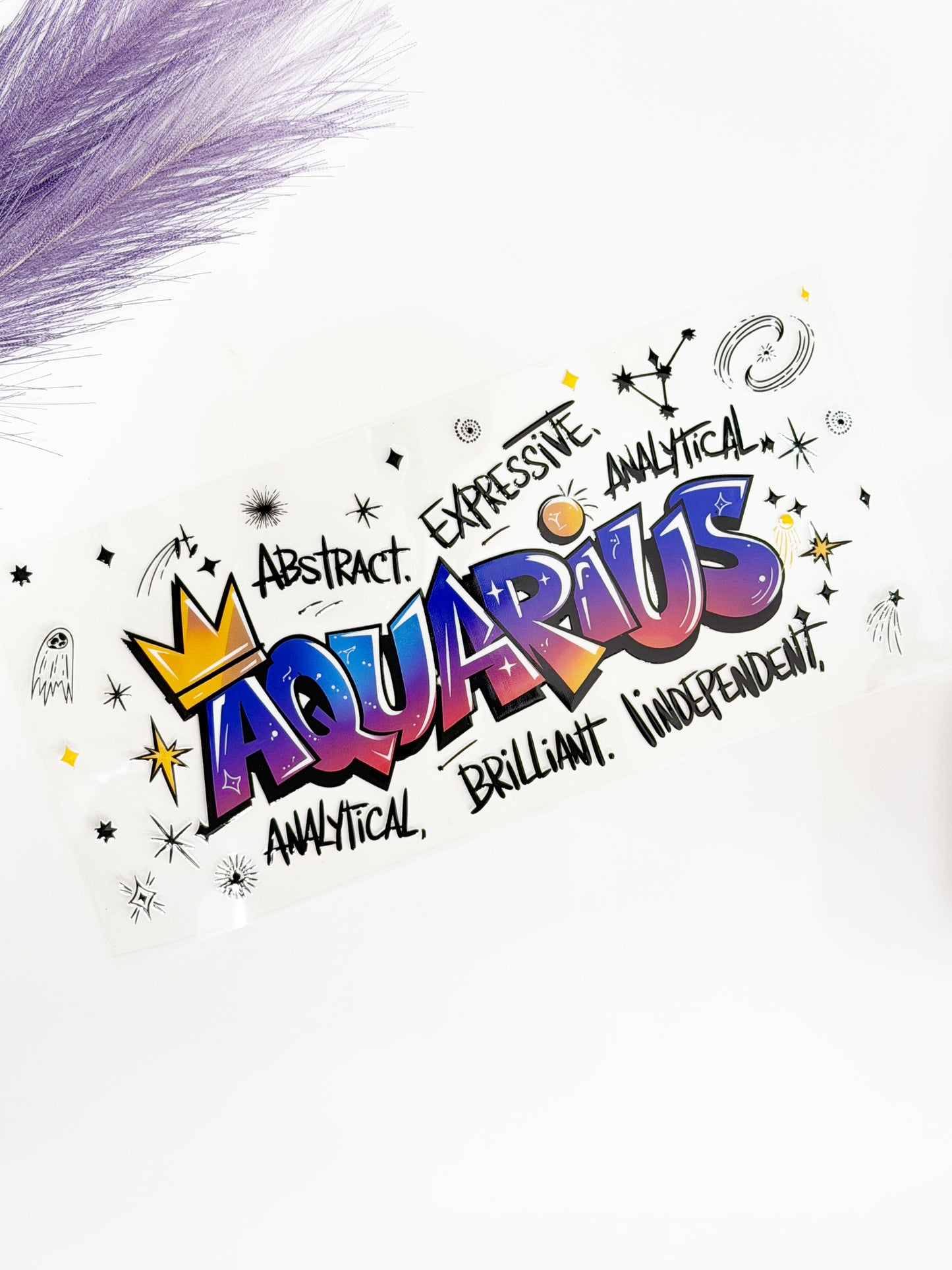 Aquarius Zodiac Wrap-1427