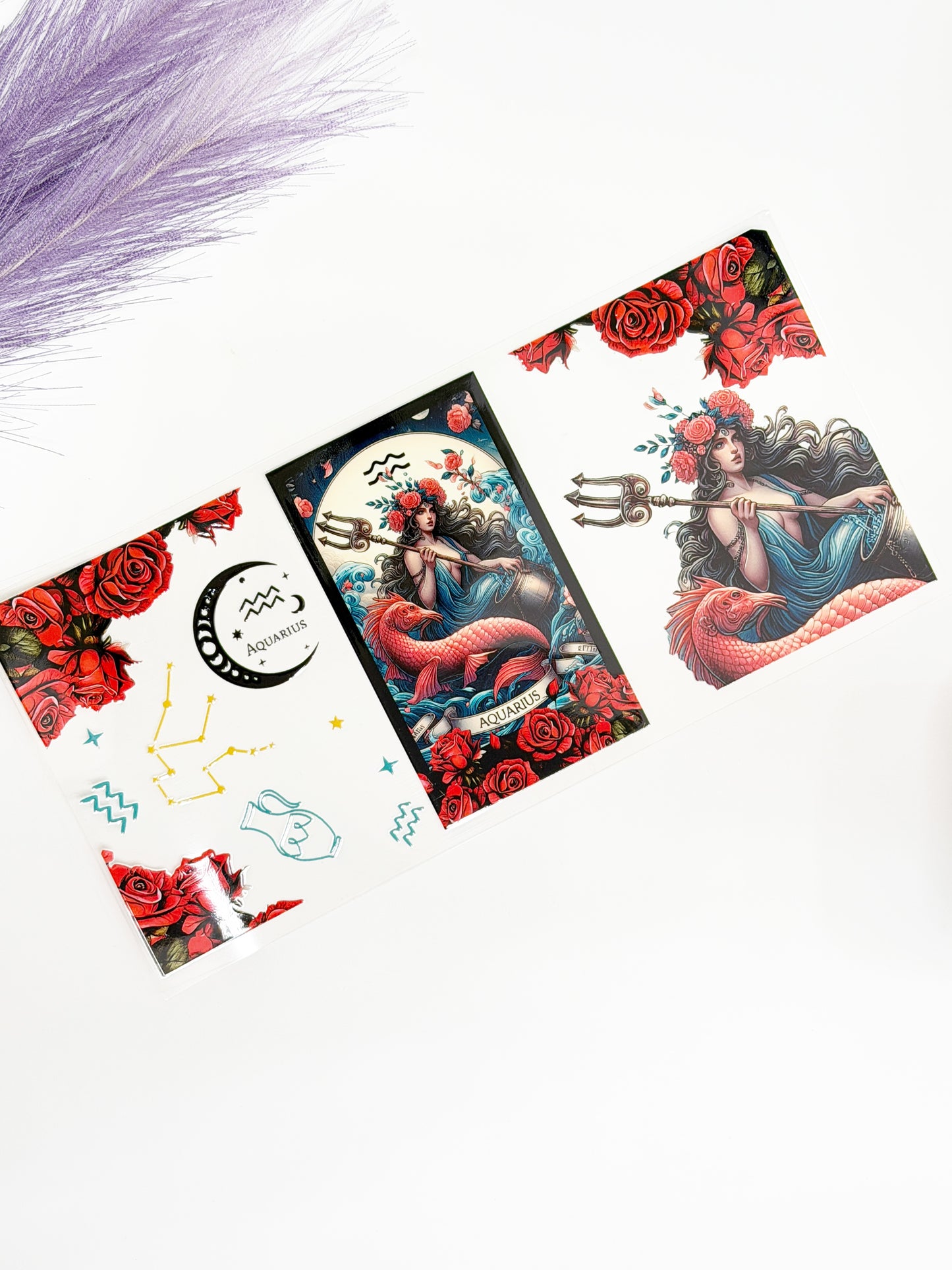 Aquarius Zodiac Wrap-1427