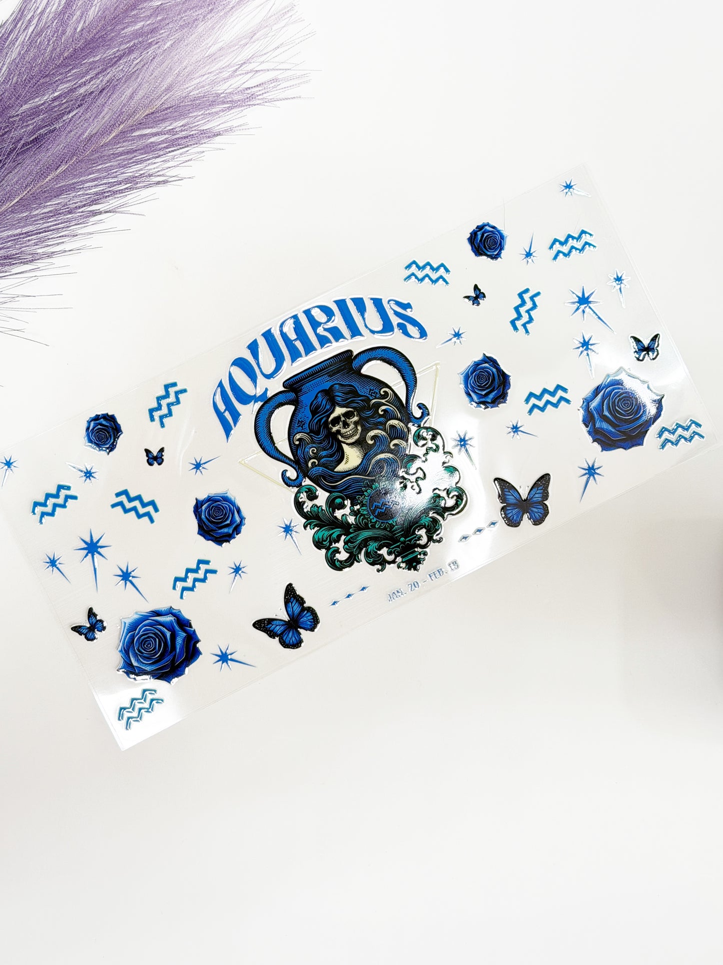 Aquarius Zodiac Wrap-1427