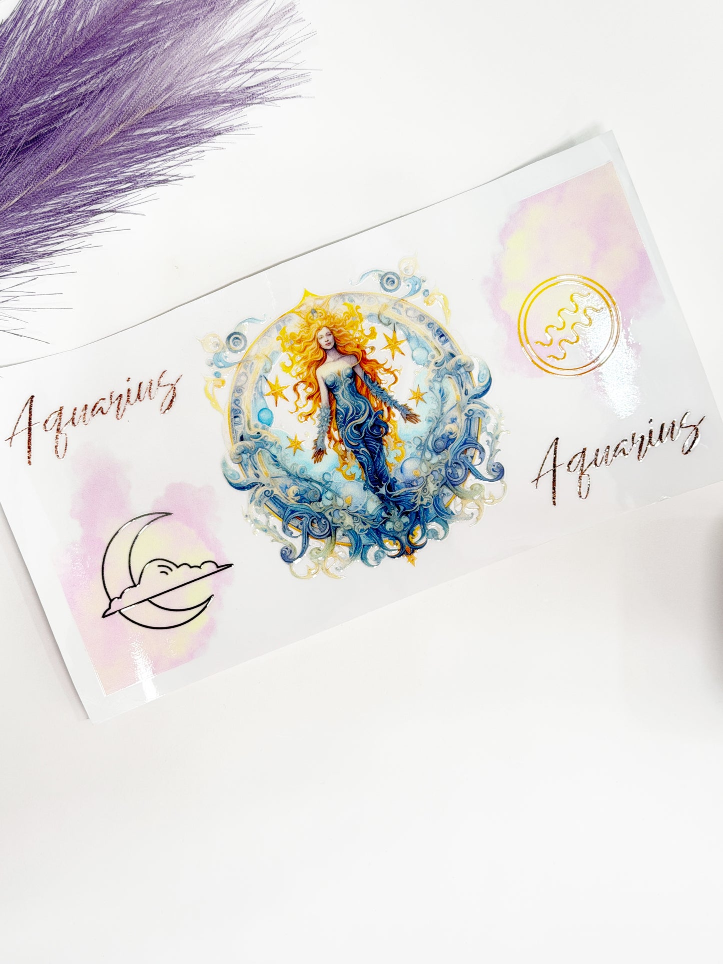 Aquarius Zodiac Wrap-1427