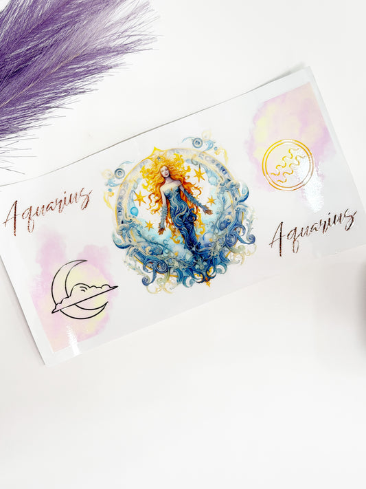 Aquarius Zodiac Wrap-1427