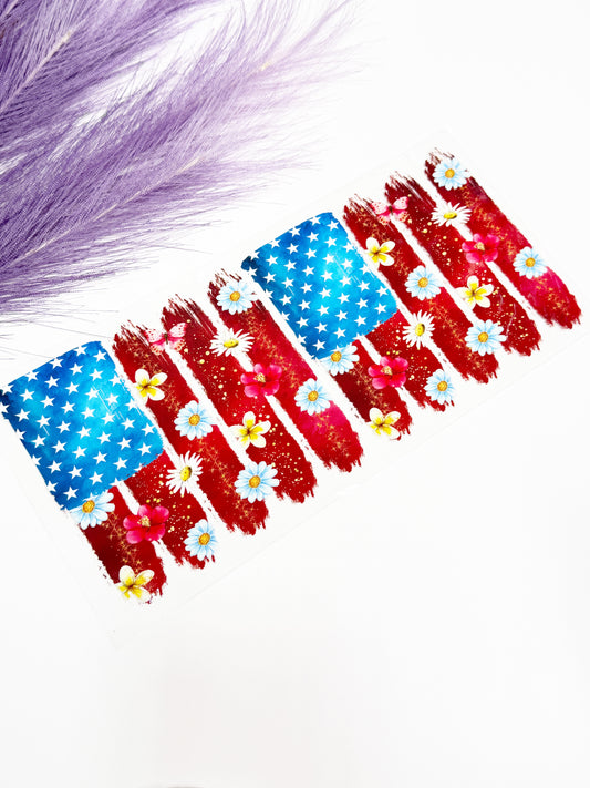 Floral Flag Wrap-1437
