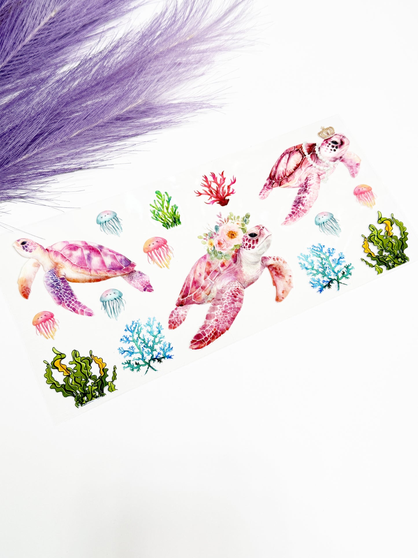Pink Sea Turtle Wrap-1457