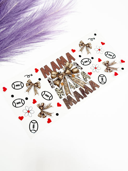 Mama Football Bows Wrap-1496