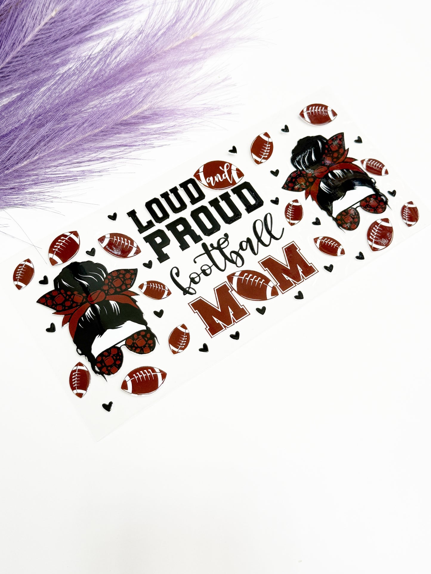 Loud Proud Football Mom Wrap-1505