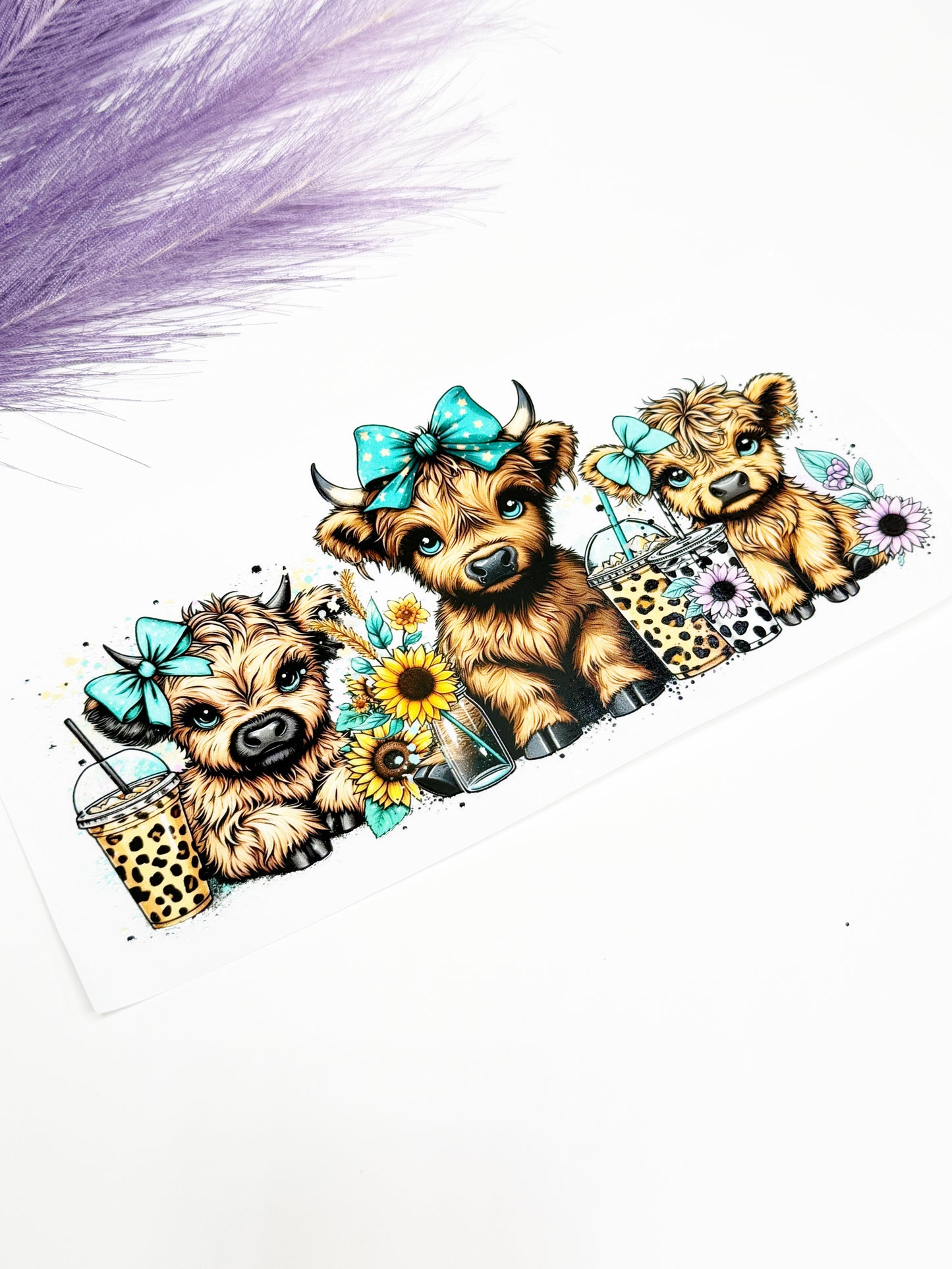 Highland Cow Trio Wrap-1558