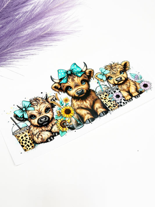 Highland Cow Trio Wrap-1558
