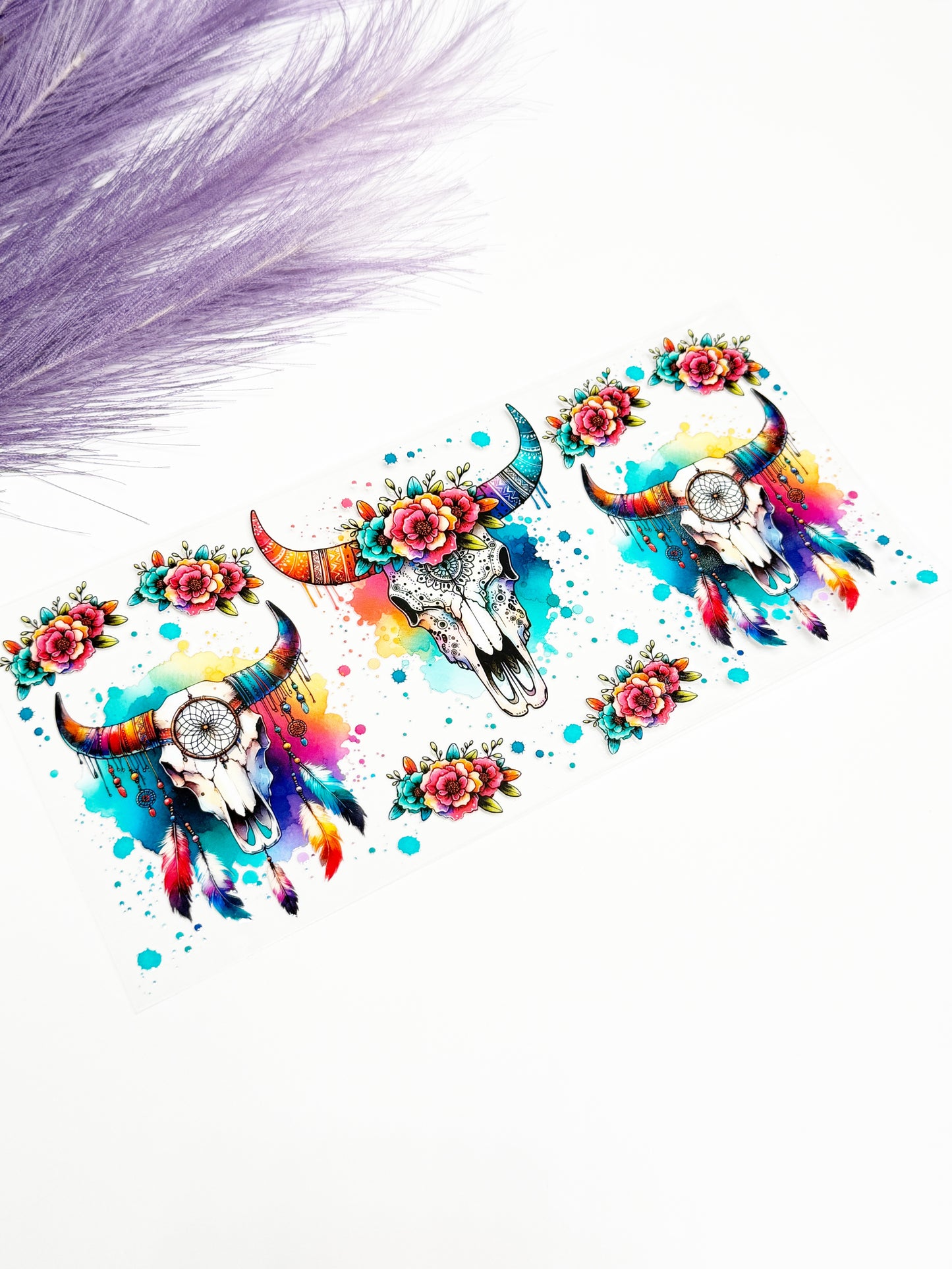 Rainbow Steer Head Wrap-1611