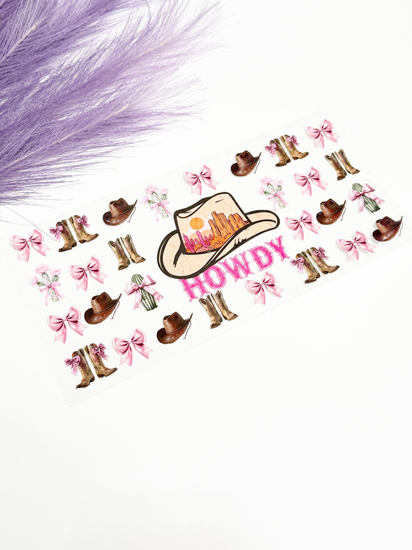Howdy Hat and Bows Wrap-1620