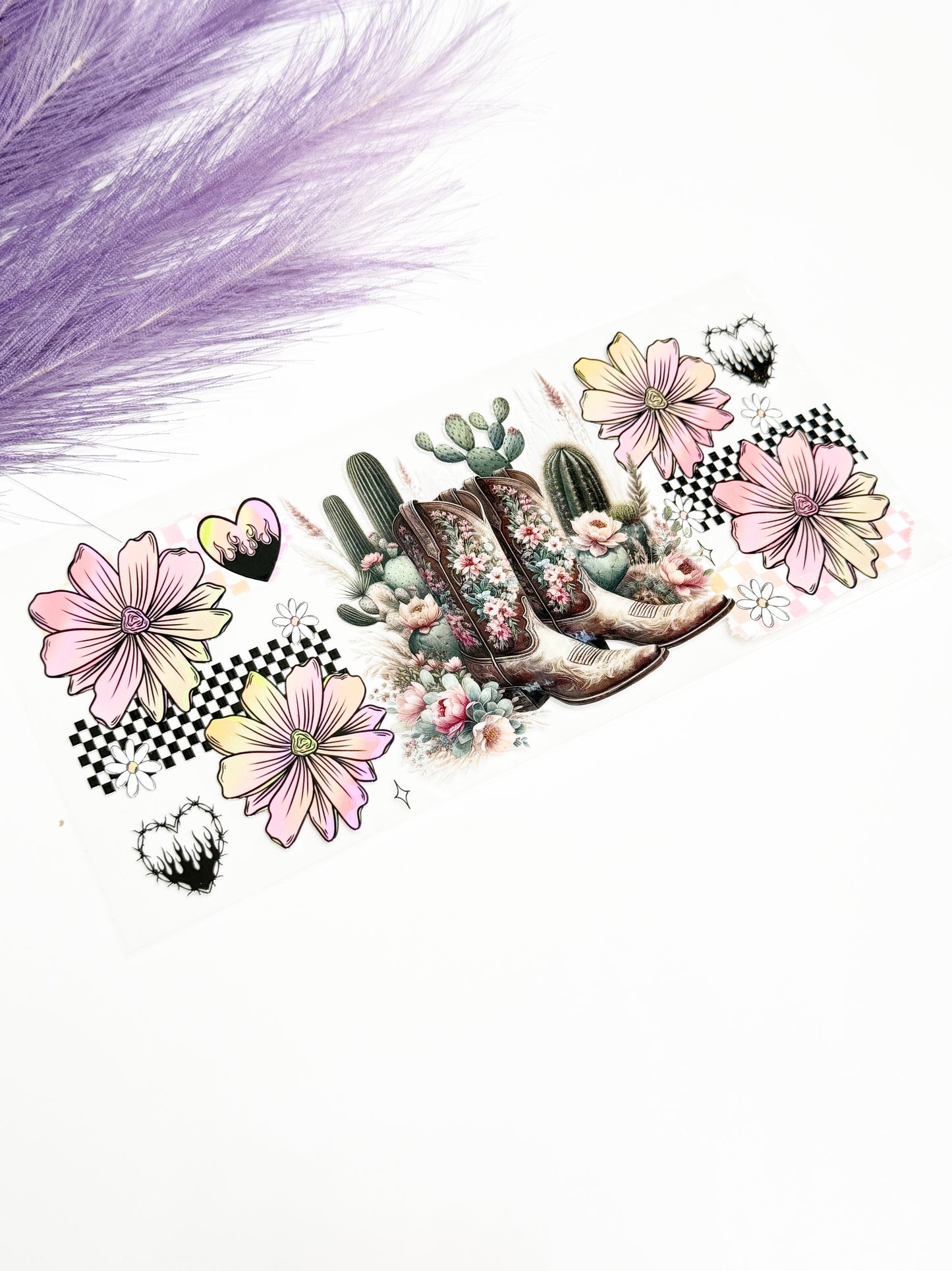 Floral Boots Wrap-1622