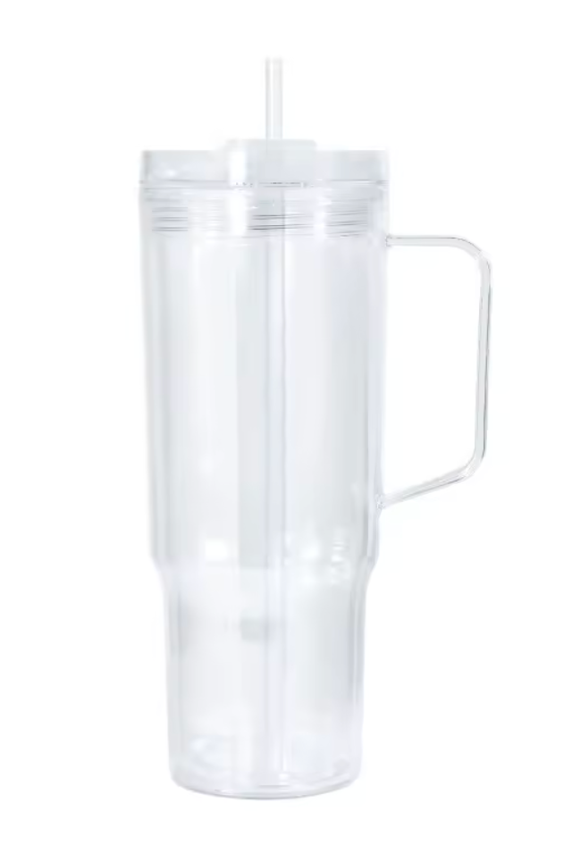 40oz Acrylic Tumbler w/Handle-Customizable
