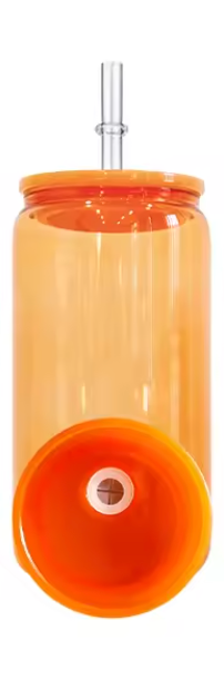 16oz ACRYLIC Jelly Color Lid and Straw (NON-SNOWGLOBE)
