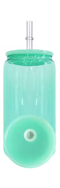 16oz ACRYLIC Jelly Color Lid and Straw (NON-SNOWGLOBE)