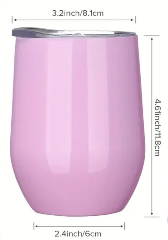 12oz Stainless Steel Tumbler (NON-SNOWGLOBE)