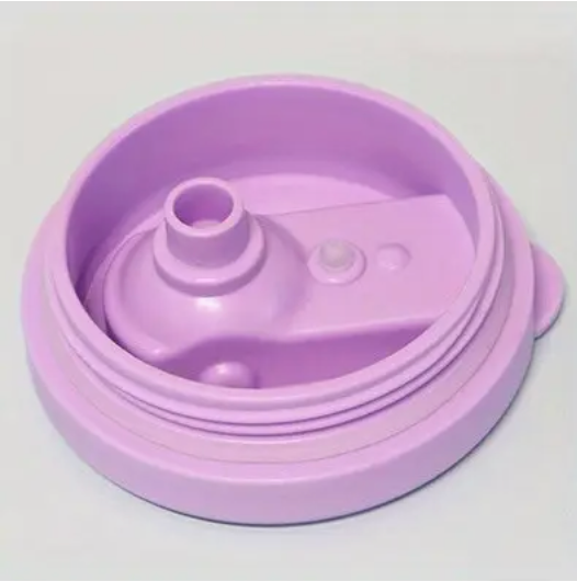 20oz ACRYLIC Flip-Top Snow-Globe Color Lid and Straw