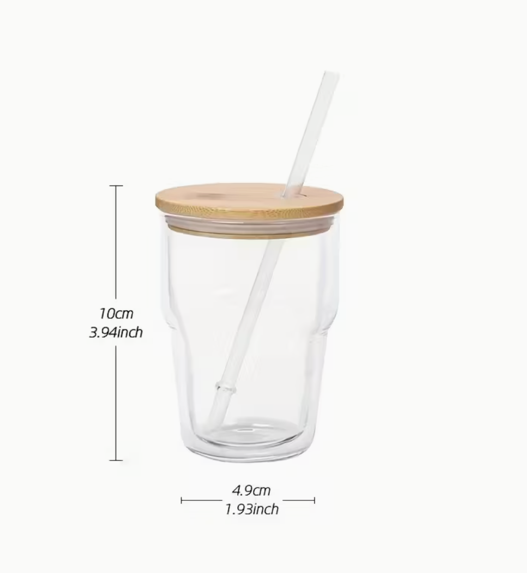 3oz Glass Snow Globe Shot Glass